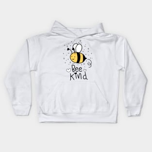 bee kind love be kind Kids Hoodie